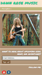 Mobile Screenshot of dawnrosemusic.com
